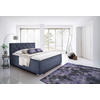 POLSTERBETT CHICAGO 180/200 cm  in Anthrazit  - Chromfarben/Anthrazit, KONVENTIONELL, Textil/Metall (180/200cm) - Livetastic