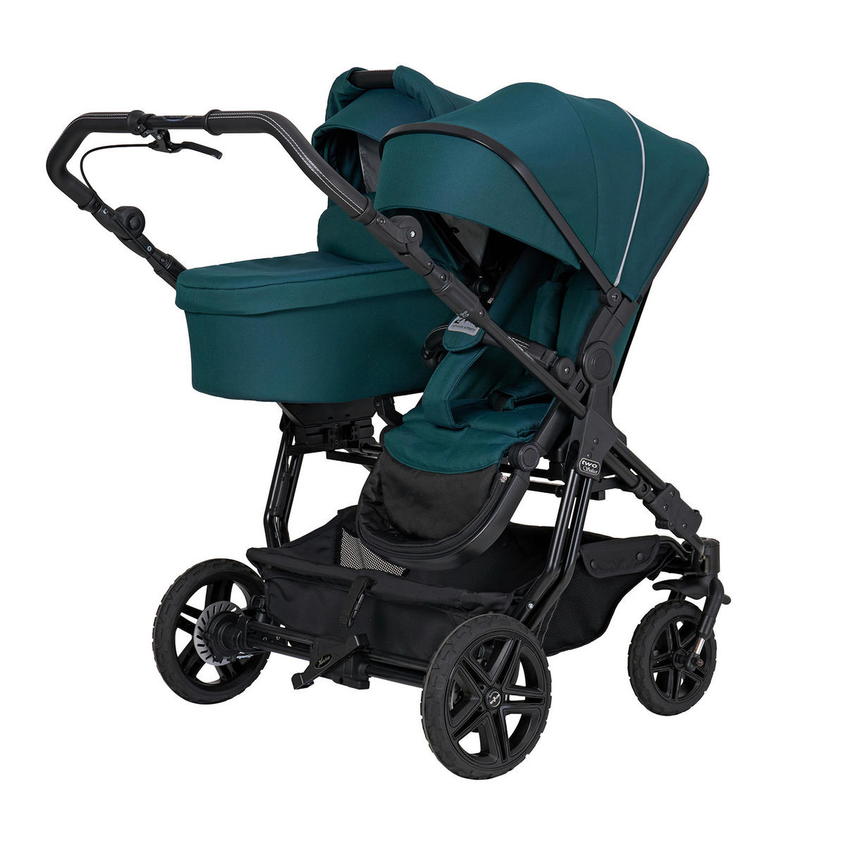 FALTTRAGETASCHE Two Select Outdoor  - Petrol/Weiß, Basics, Textil (79/32/22cm) - Hartan
