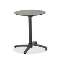 BISTROTISCH Metall, Kunststoff 60/60/73 cm  - Dunkelgrau/Anthrazit, Design, Kunststoff/Metall (60/60/73cm) - Niehoff Garden