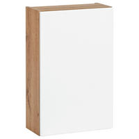 Dulap Suspendat - alb/culoare lemn stejar, Konventionell, material pe bază de lemn (40/64/20cm) - Held