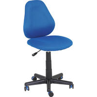 RADNA STOLICA ZA MLADE  crna, plava   - crna/plava, Dizajnerski, tekstil/plastika (41/82(94)/58cm) - Xora