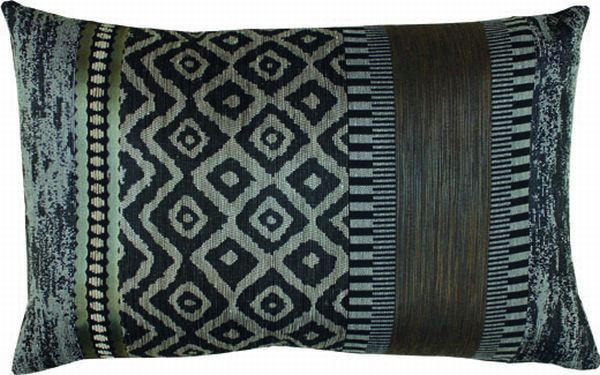 ZIERKISSEN Kitami 50/35 cm - Anthrazit, Basics, Textil (50/35cm) - Ambiente