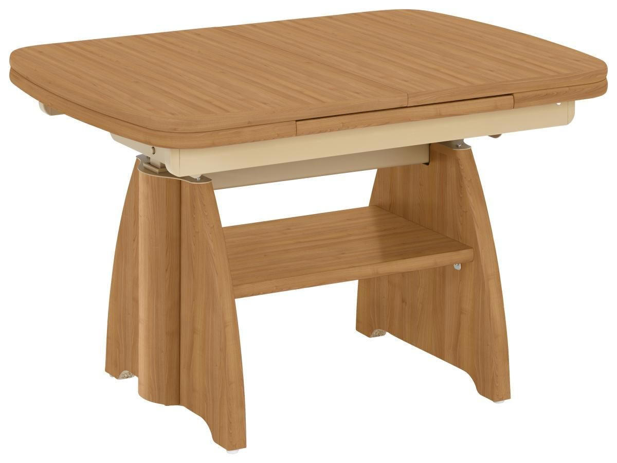 COUCHTISCH Kirschbaum furniert 90-131/65/56-75 cm rechteckig Kirschbaumfarben  - Kirschbaumfarben, KONVENTIONELL, Holzwerkstoff/Metall (90-131/65/56-75cm) - Venda