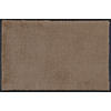 FUßMATTE 40/60 cm Taupe  - Taupe, KONVENTIONELL, Kunststoff/Textil (40/60cm) - wash+dry