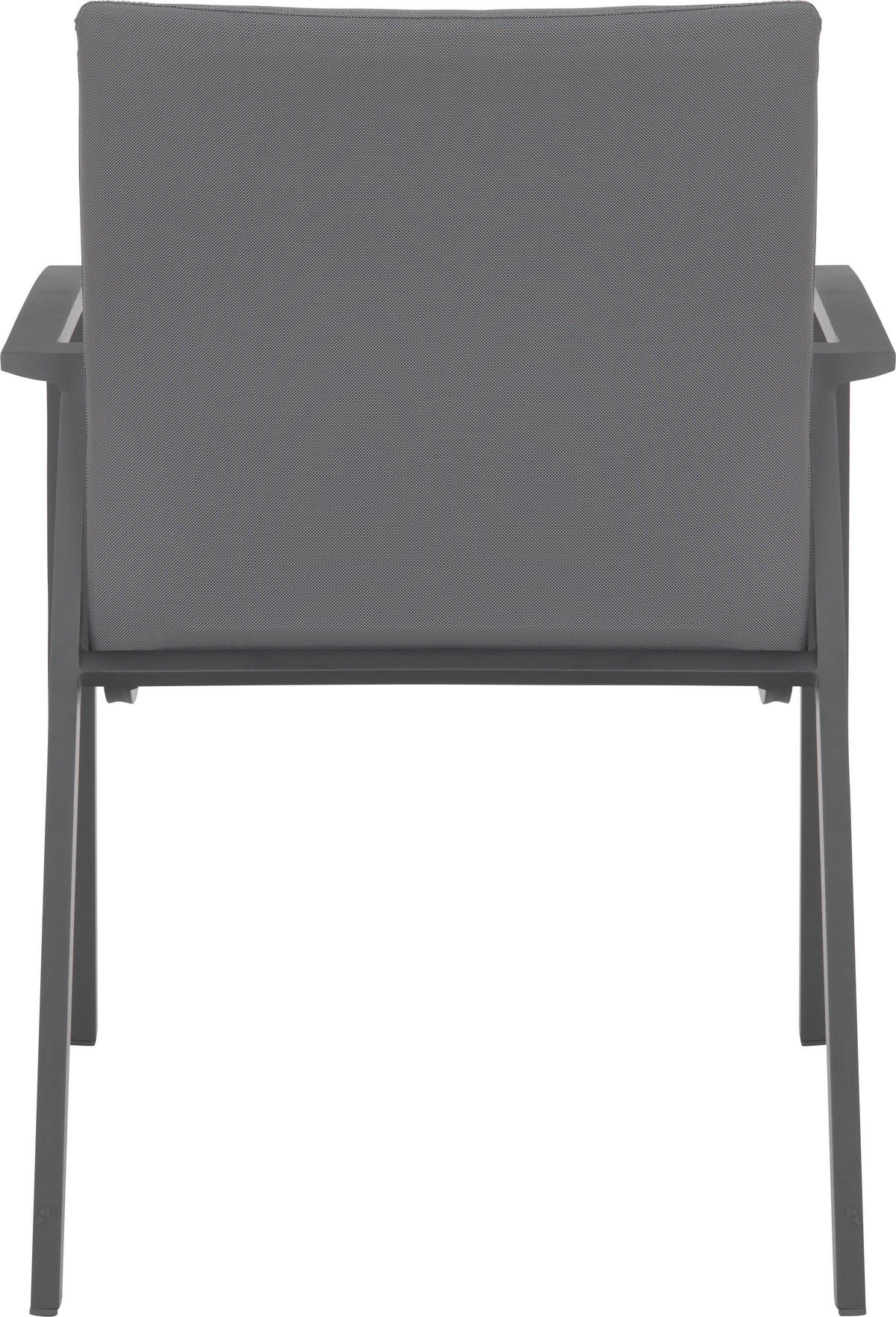 STAPELSESSEL Aluminium Anthrazit, Grau  - Anthrazit/Grau, Design, Textil/Metall (58/91/63cm) - Amatio