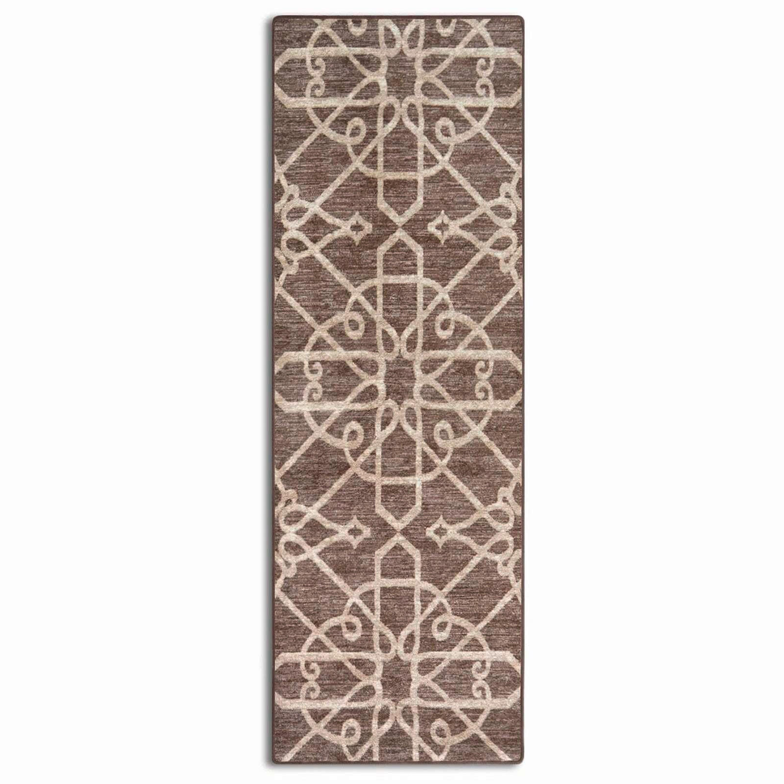 LÄUFER 80/400 cm Braun  - Braun, Design, Kunststoff/Textil (80/400cm) - Novel