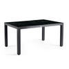 GARTENTISCH 180/100/75 cm Metall Anthrazit, Schwarz  - Anthrazit/Schwarz, Basics, Kunststoff/Metall (180/100/75cm) - Tierra Outdoor
