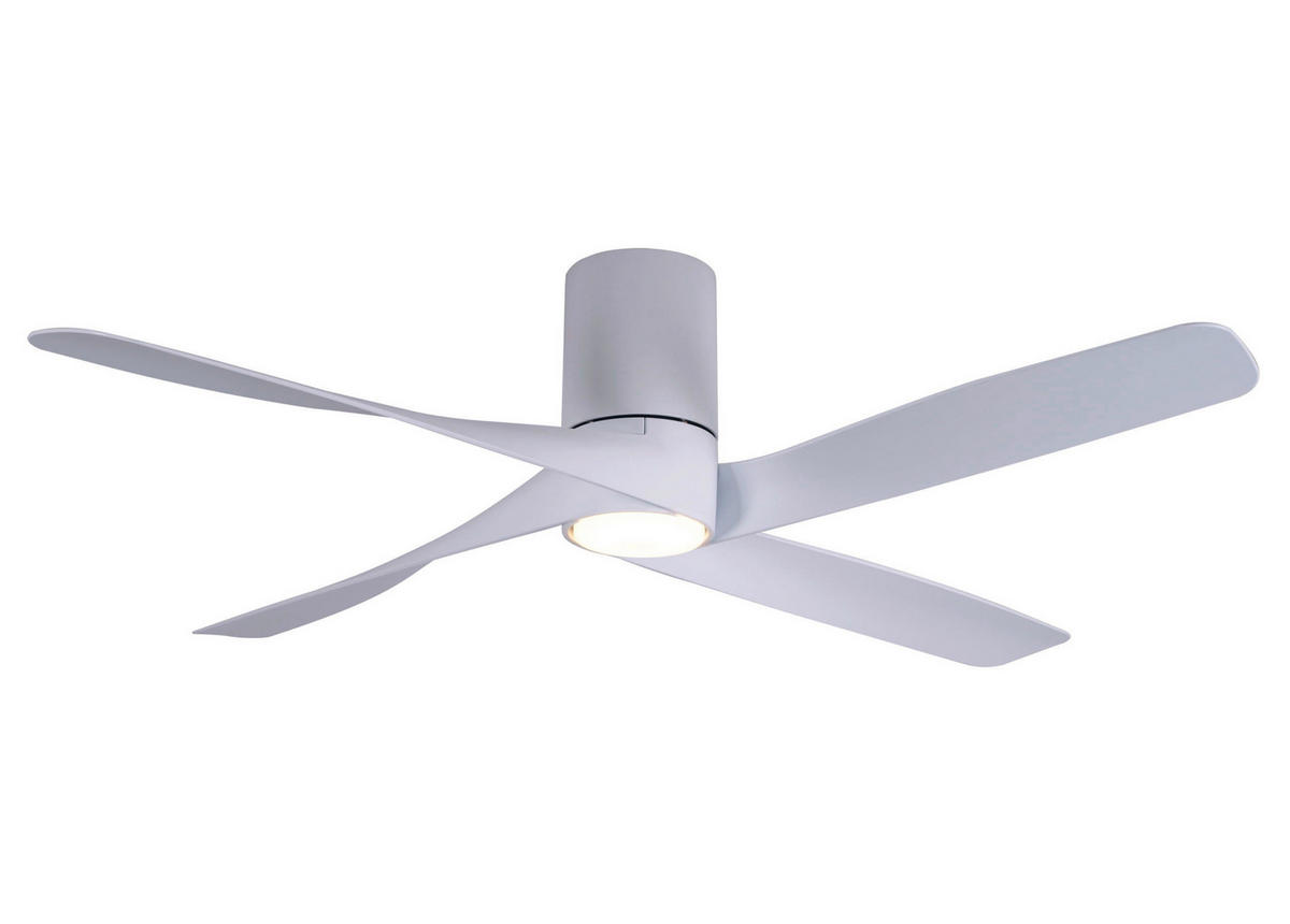 DECKENVENTILATOR   132 cm   - Weiss, Trend, Kunststoff (132cm) - P & B