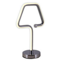 LED-TISCHLEUCHTE 18/30 cm   - Chromfarben, Design, Kunststoff/Metall (18/30cm) - Näve