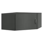 AUFSATZSCHRANK 80/40/80 cm   - Alufarben/Graphitfarben, KONVENTIONELL, Holzwerkstoff/Kunststoff (80/40/80cm) - Xora