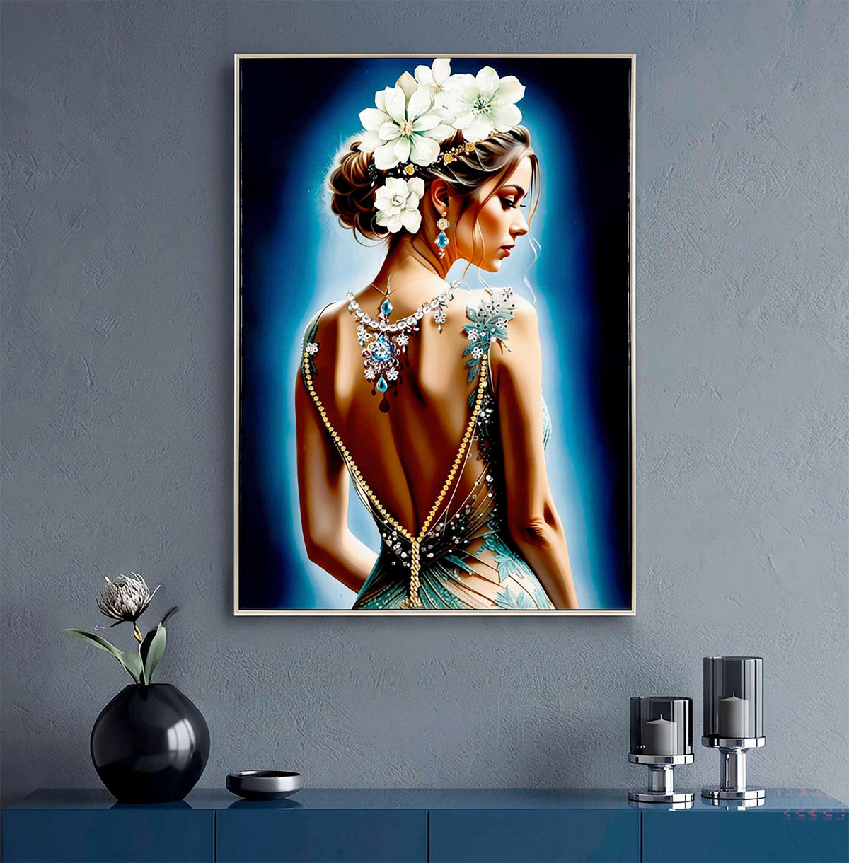 LEINWANDBILD Frauen  - Grau, Basics, Holz/Kunststoff (72/102/4cm)