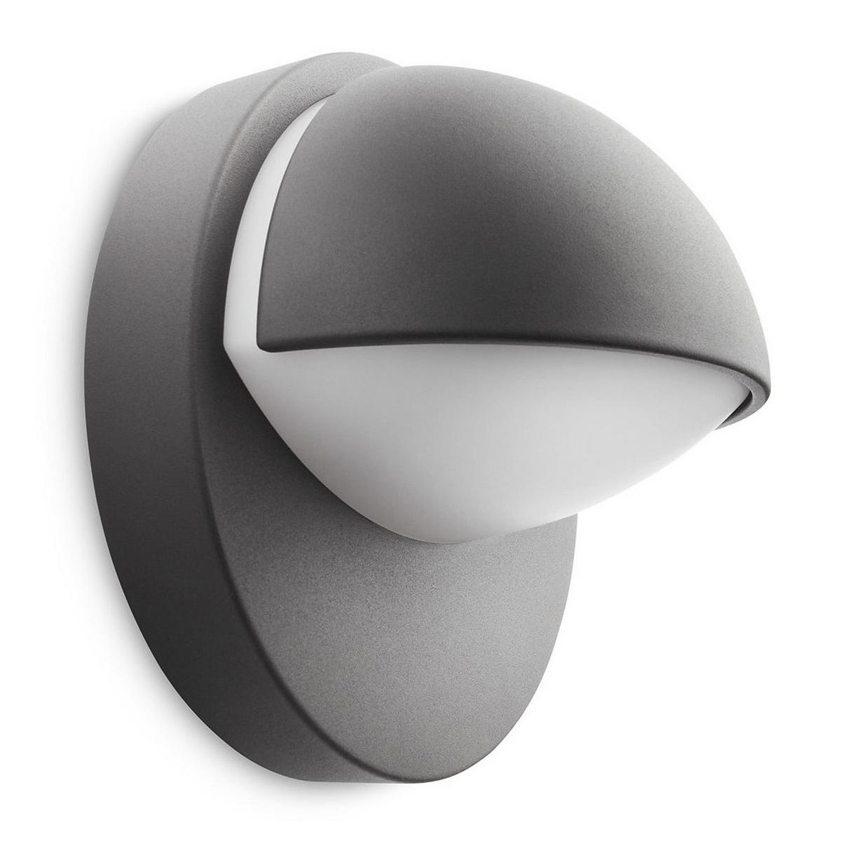 ZUNANJA STENSKA SVETILKA  JUNE       19,5/19,5/13,5 cm      - antracit, Basics, kovina (19,5/19,5/13,5cm) - Philips