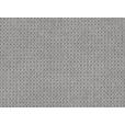 HOCKER in Textil Hellgrau  - Edelstahlfarben/Hellgrau, Design, Textil/Metall (120/43/70cm) - Hom`in