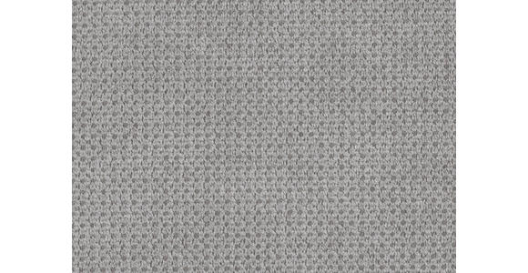 HOCKER in Textil Hellgrau  - Edelstahlfarben/Hellgrau, Design, Textil/Metall (120/43/70cm) - Hom`in