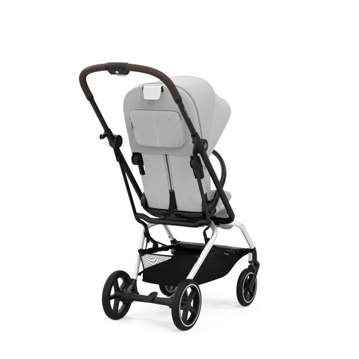 SULKY Eezy S Twist+2  - ljusgrå/silver, Basics, metall/textil (80.5/45/105cm) - Cybex