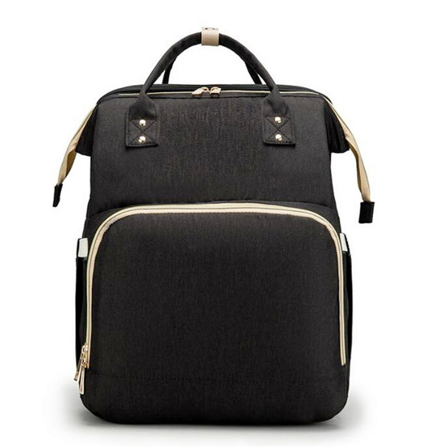 WICKELRUCKSACK Stella Bag Basic  - Schwarz/Grau, Basics, Textil (30/40/21cm)