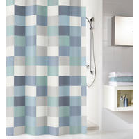 DUSCHVORHANG 180/200 cm  - Blau, Konventionell, Textil (180/200cm) - Kleine Wolke