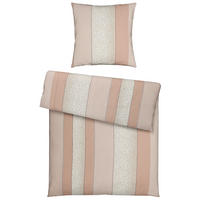 BETTWÄSCHESET Satin 160/210 cm  50 cm/70 cm  - Beige, Textil (160/210cm) - Dieter Knoll