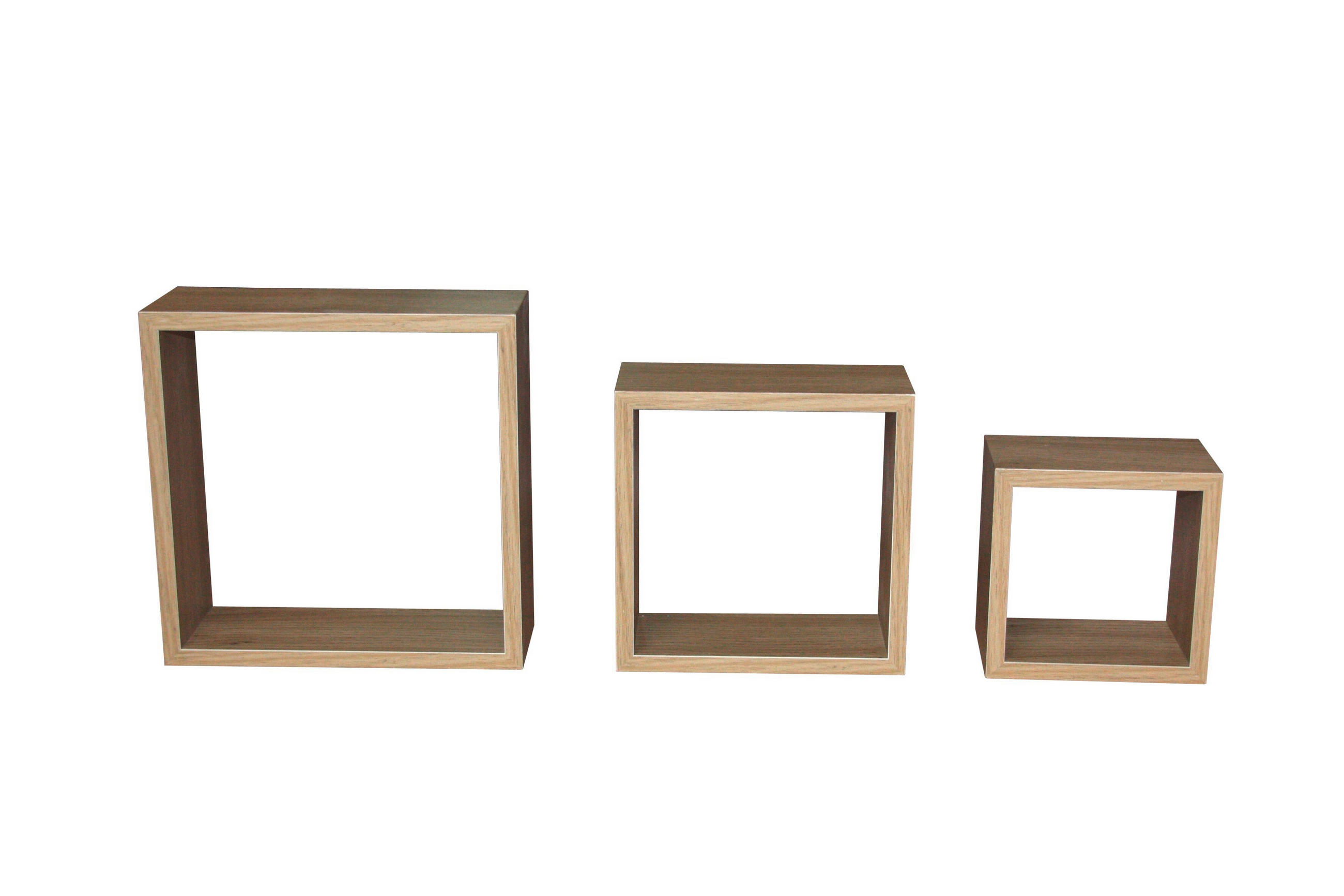 WANDREGALSET 3-teilig Sonoma Eiche - Sonoma Eiche, Design, Holzwerkstoff - Carryhome