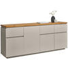 SIDEBOARD 195/82/42 cm  - Kaschmir/Eichefarben, KONVENTIONELL, Holz/Holzwerkstoff (195/82/42cm) - Novel