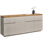 SIDEBOARD 195/82/42 cm  - Kaschmir/Eichefarben, KONVENTIONELL, Holz/Holzwerkstoff (195/82/42cm) - Novel