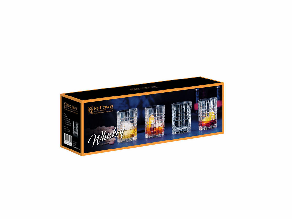 WHISKYGLAS 4-teilig  - Klar, Basics, Glas (345ml) - Nachtmann