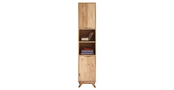 HOCHSCHRANK 40/190/35 cm  - Wildeiche, Basics, Holz (40/190/35cm) - Linea Natura