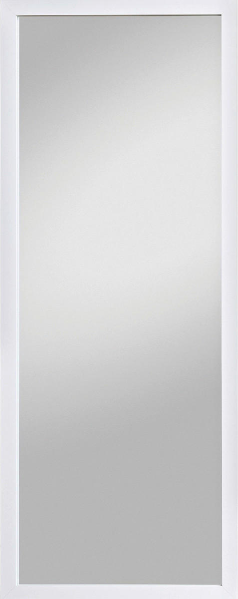 ZRKADLO 66/166/1,7 cm  - biela, Design, kompozitné drevo/sklo (66/166/1,7cm) - Carryhome