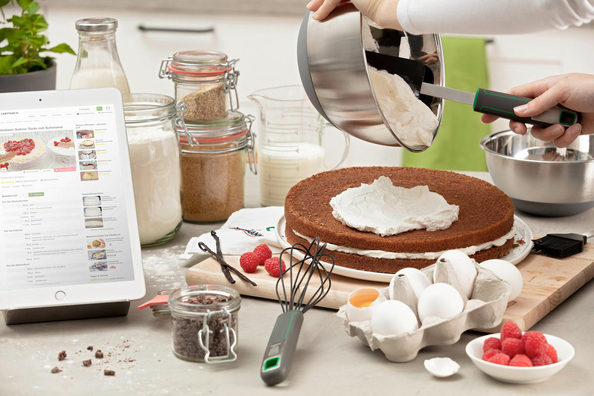 SCHÜSSEL Bonn   - Silberfarben/Grau, Design, Kunststoff/Metall (2500ml) - Chefkoch+Fackelmann