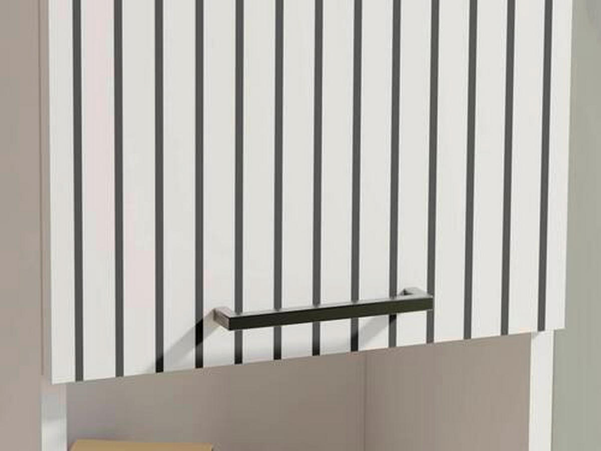 Dulap Înalt 35/195/30 cm  - cașmir/negru, Trend, metal/material pe bază de lemn (35/195/30cm) - Respekta