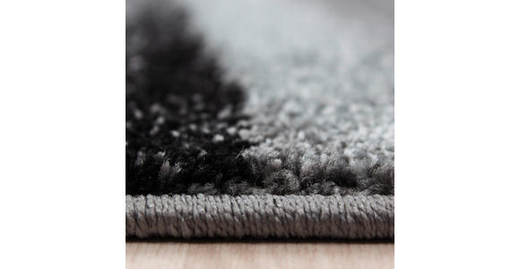 LÄUFER 80/250 cm Lucca Schwarz  - Schwarz, Trend, Textil (80/250cm) - Novel