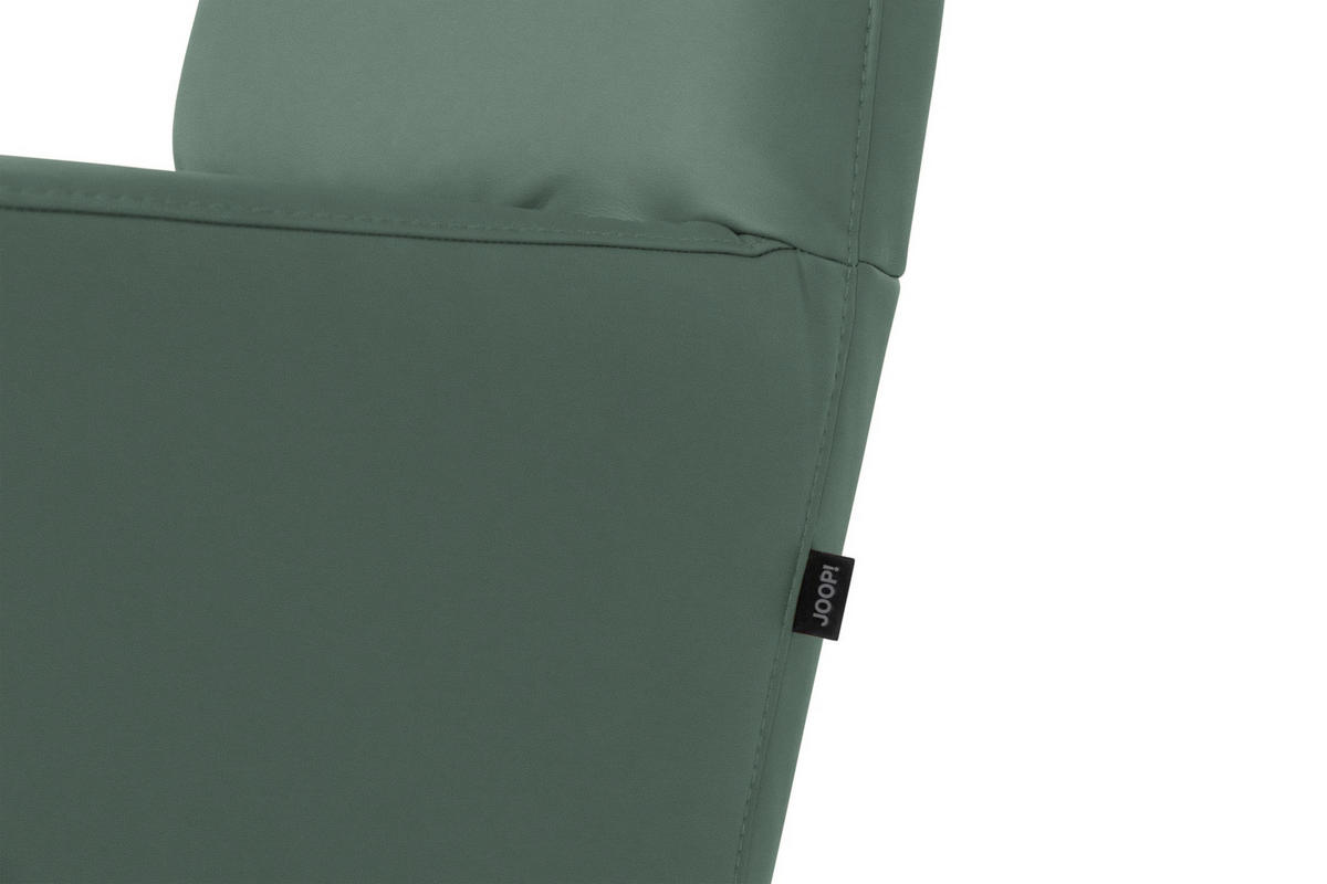 RELAXSESSEL Leder Opal  - Opal/Schwarz, Modern, Leder/Metall (66/110/83cm) - Joop!