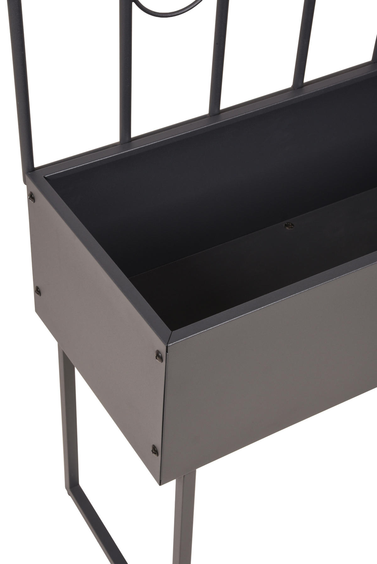 HOCHBEET STELLA  - Anthrazit, MODERN, Metall (32/144/74cm)