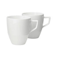 KAFFEEBECHERSET Single Cornflower 2-teilig  - Weiß, Design, Keramik (8,5/9,5cm) - Joop!