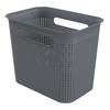 KORPA ZA REGAL   26,2/18/21,1 cm     - crna, Osnovno, plastika (26,2/18/21,1cm) - Rotho