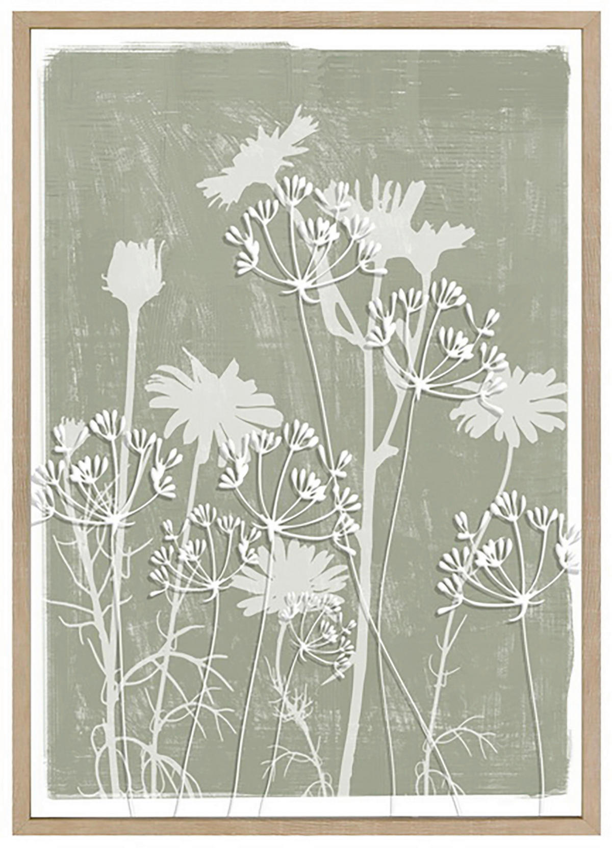 LEINWANDBILD Pflanzen 50/70 cm  - Naturfarben/Grün, Trend, Holzwerkstoff/Kunststoff (50/70cm) - Monee