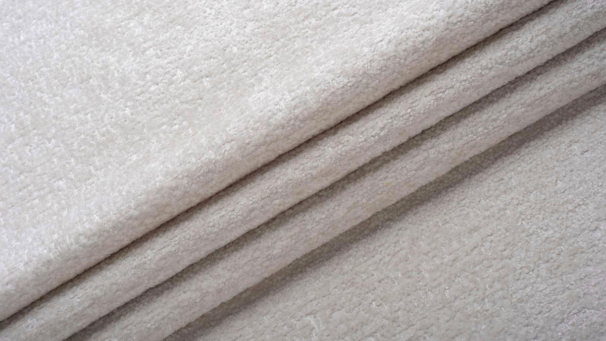 BIGSOFA Chenille Hellgrau  - Hellgrau/Schwarz, Design, Textil/Metall (250/90/120cm) - home24