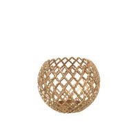 KERZENHALTER - Goldfarben, Basics, Metall (20/20/20cm) - Ambia Home