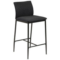 BARSKA STOLICA  siva  metal, tekstil      - siva/crna, Konvencionalno, metal/tekstil (41/90,5/48,5cm) - P & B