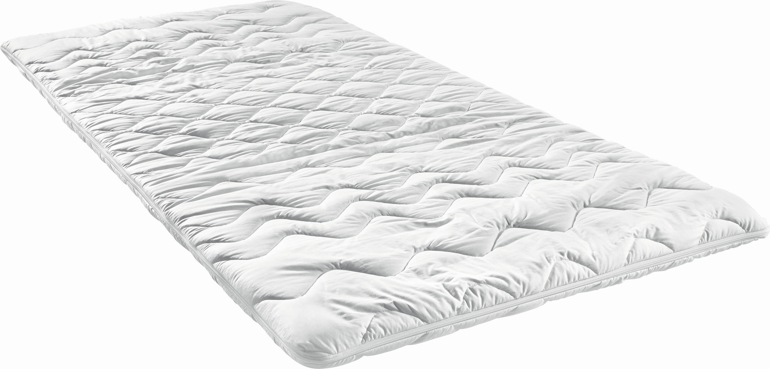 TOPPER 90/200 cm Höhe ca. 5 cm  - Weiß, Basics, Textil (90/200cm) - Sleeptex