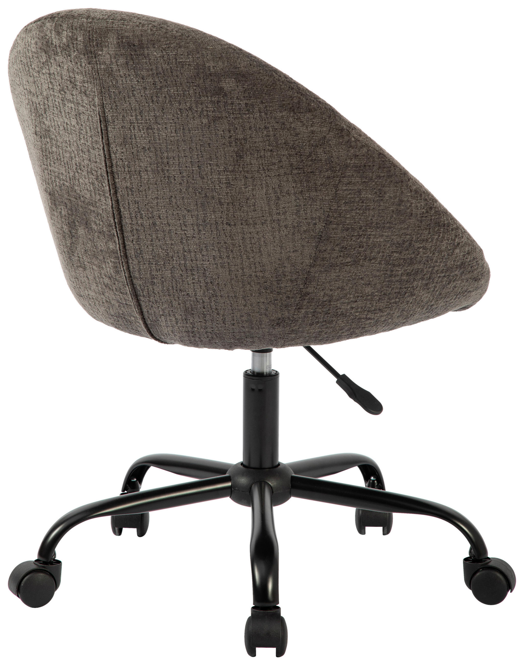 DREHSTUHL Struktur Grau, Weiß  - Weiß/Grau, MODERN, Kunststoff/Textil (62/79/87/61cm) - MID.YOU