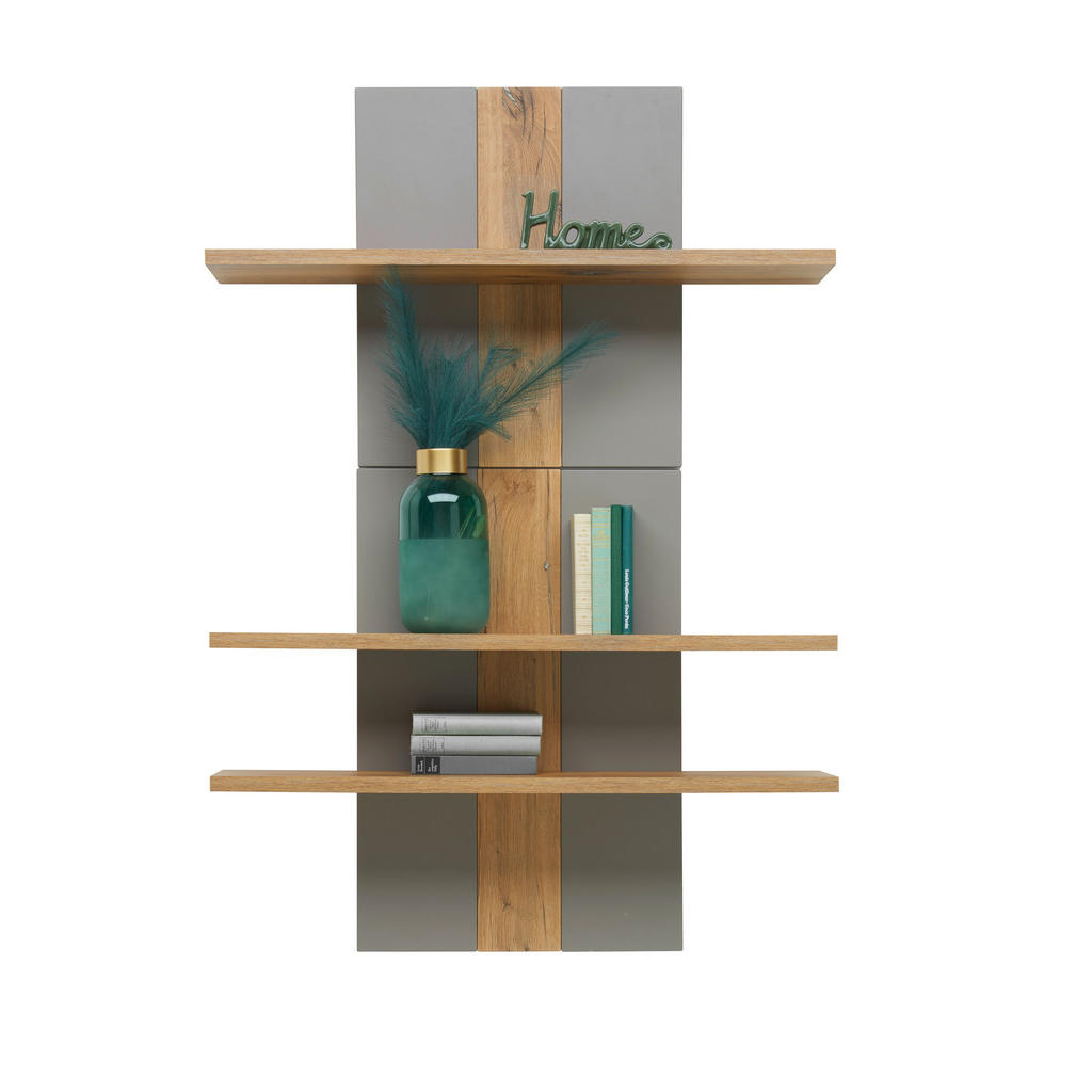 Wandregal Auris B: 100 Cm Eiche Dekor 3 Fächer