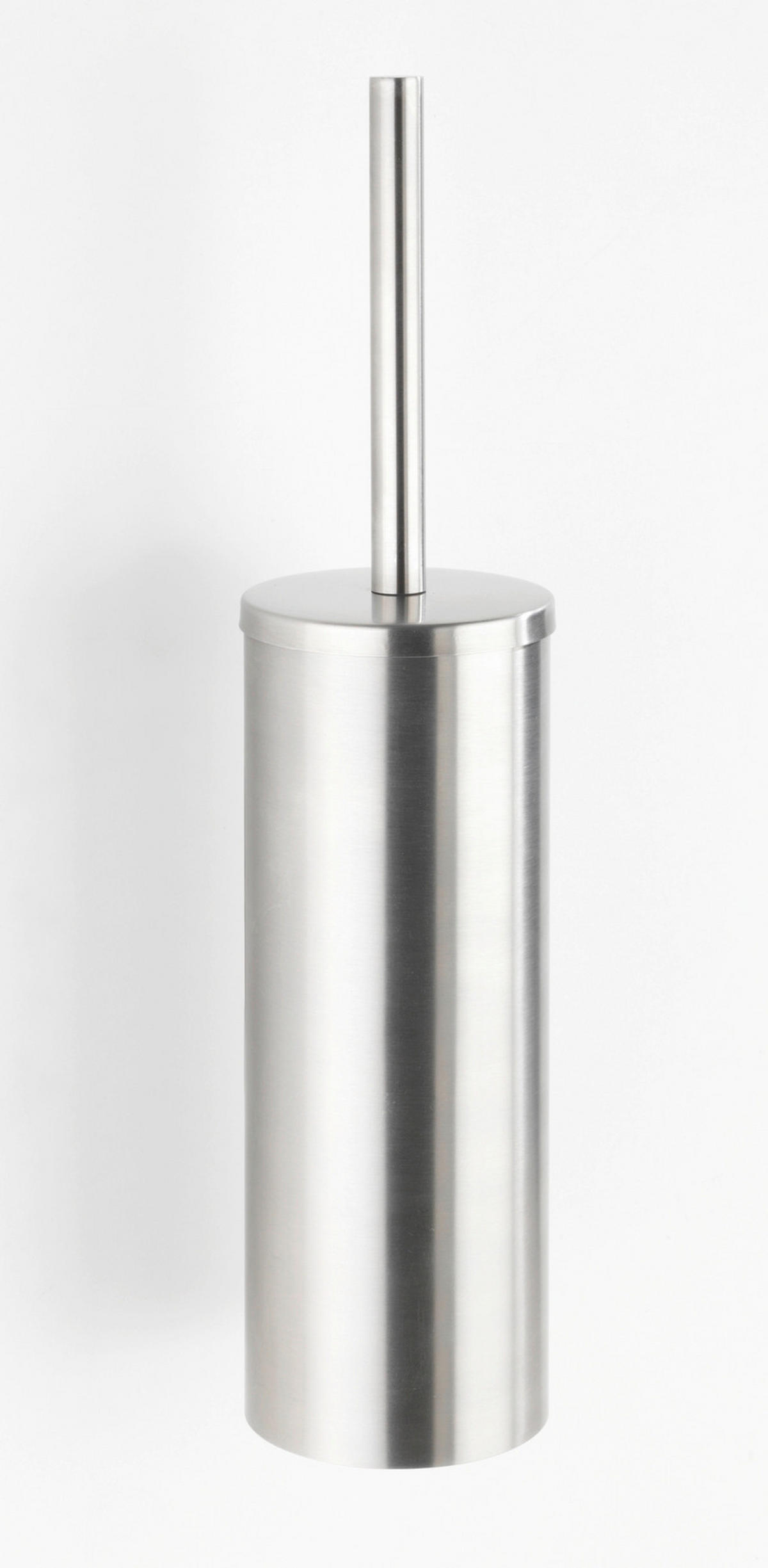 WC-BÜRSTENGARNITUR - Silberfarben, Basics, Kunststoff/Metall (9/40,5/9cm) - Wenko