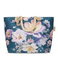 STRANDTASCHE - Petrol, Basics, Textil (60/43cm)