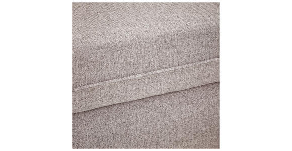ECKSOFA in Flachgewebe Greige - Greige/Schwarz, MODERN, Kunststoff/Textil (182/237cm) - Carryhome