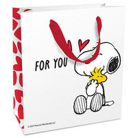 GESCHENKTASCHE   Weiß  - Weiß, Basics, Karton (18/21/8cm)