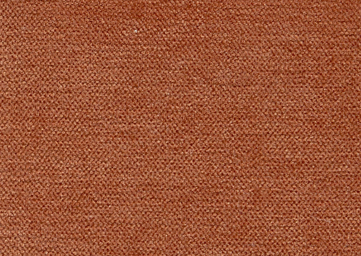 ECKSOFA  in Flachgewebe Rostfarben  287/269 cm  - Rostfarben/Schwarz, KONVENTIONELL, Textil/Metall (287/269cm) - Beldomo System