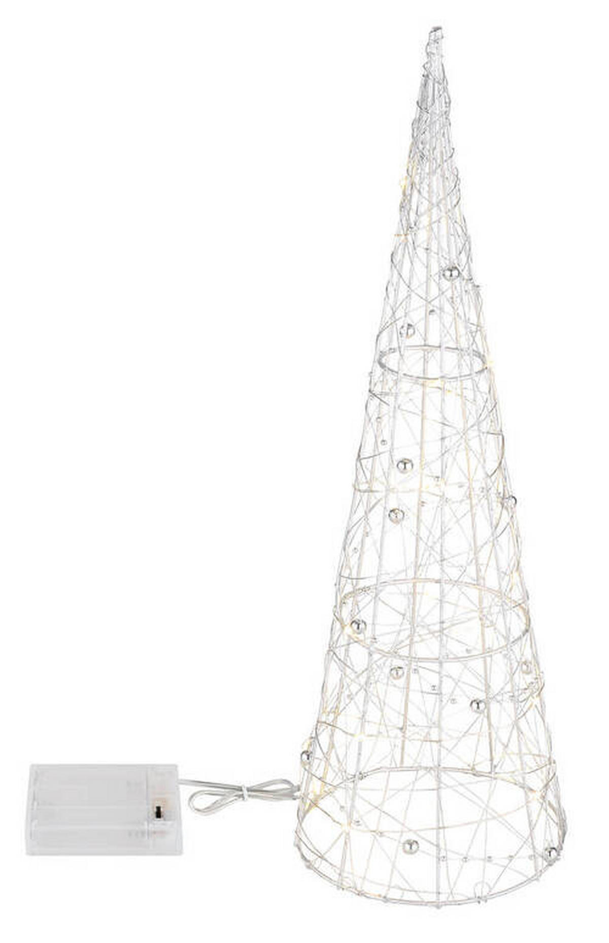 LED-DEKORATIONSLAMPA 13/17/21/40/60/80 cm   - klar/silver, Basics, plast (13/17/21/40/60/80cm) - Globo