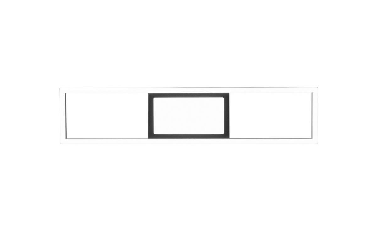 LED-DECKENLEUCHTE 60/6/13 cm   - Schwarz, Design, Metall (60/6/13cm)