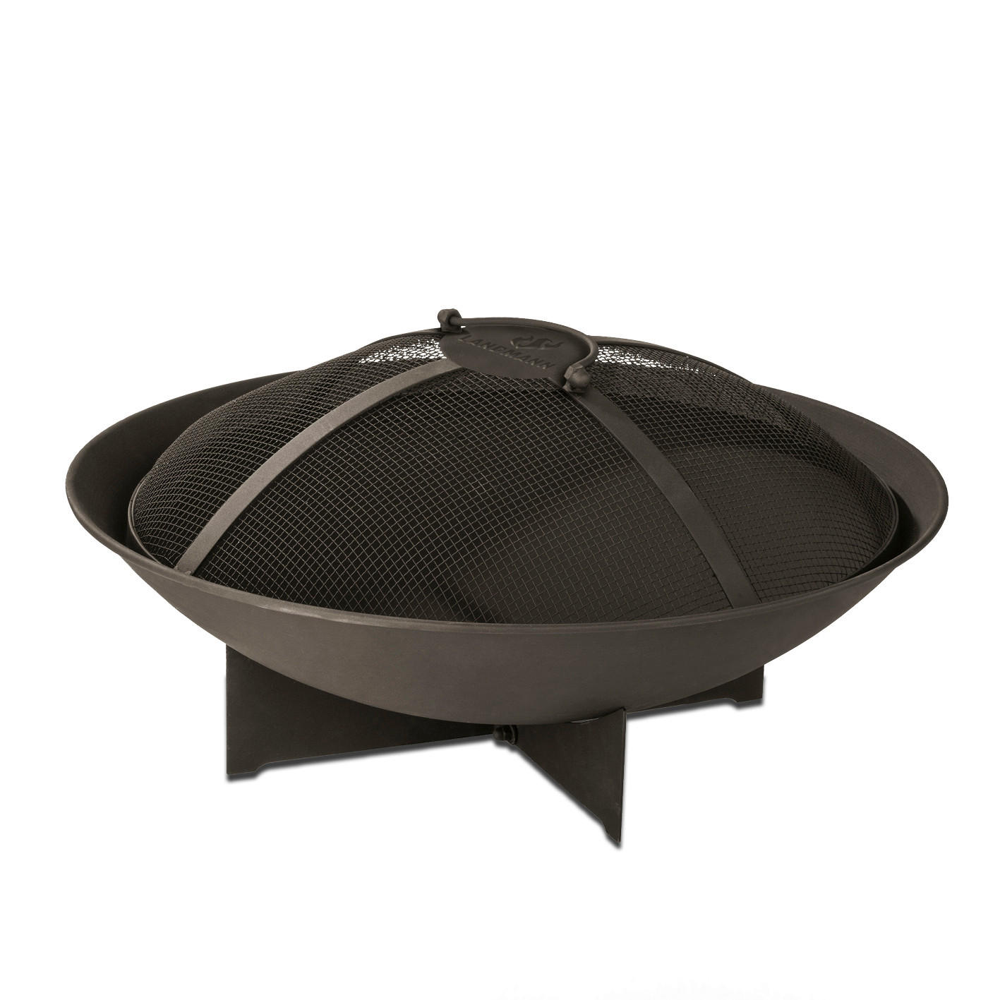 FEUERKORB  - Schwarz, Basics, Metall (60,5/35cm) - Landmann